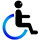 Places réservées pour personnes handicapées